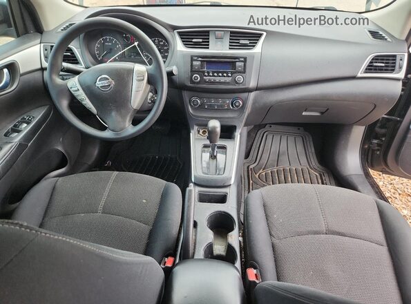 3N1AB7AP7HY283570 2017 NISSAN SENTRA Black Вид панелі приладів