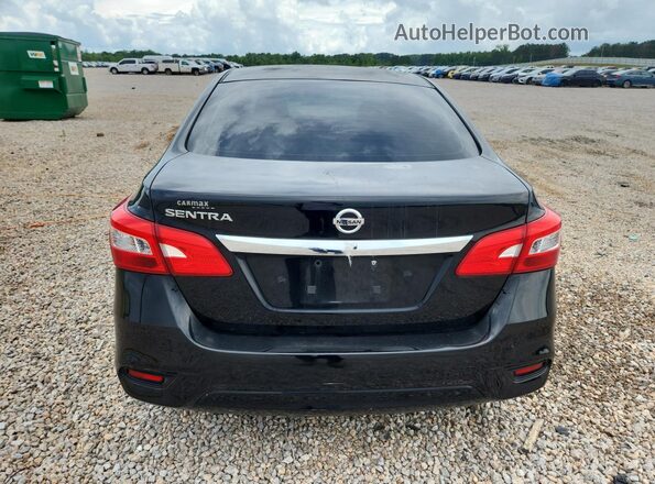3N1AB7AP7HY283570 2017 NISSAN SENTRA Black Вид ззаду