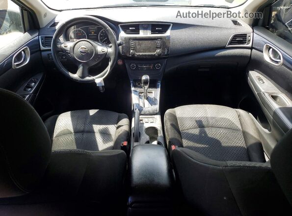 3N1AB7AP7HY284556 2017 NISSAN SENTRA Black Widok deski rozdzielczej