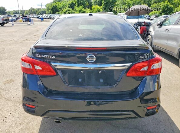 3N1AB7AP7HY284556 2017 NISSAN SENTRA Black Widok z tyłu