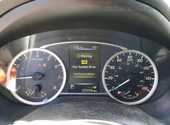 3N1AB7AP7HY284556 2017 NISSAN SENTRA Black Widok zestawu wskaźników