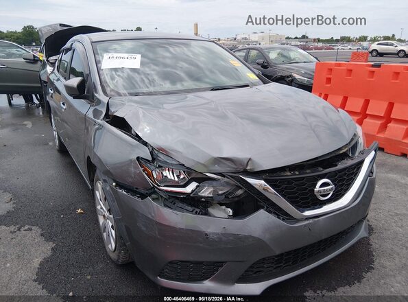 3N1AB7AP7HY288672 2017 NISSAN SENTRA Gray Front view