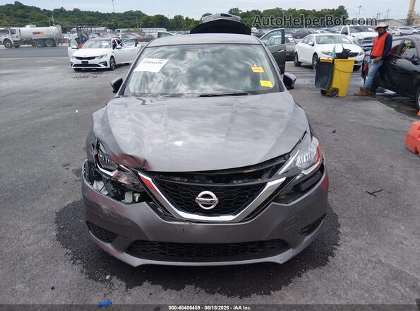3N1AB7AP7HY288672 2017 NISSAN SENTRA Gray Instrument cluster view