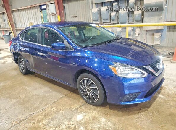 3N1AB7AP7HY356291 2017 NISSAN SENTRA Blue წინა მარჯვენა
