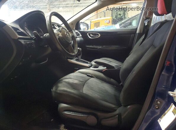 3N1AB7AP7HY356291 2017 NISSAN SENTRA Blue წინა სალონის ხედი
