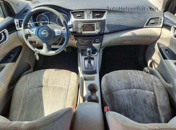 3N1AB7AP7HY365069 2017 NISSAN SENTRA White წინა პანელის ხედი