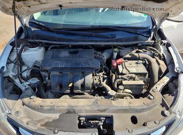 3N1AB7AP7HY365069 2017 NISSAN SENTRA White უკანა სალონის ხედი