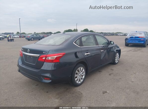 3N1AB7AP7HY367887 2017 NISSAN SENTRA Серый Задняя правая четверть