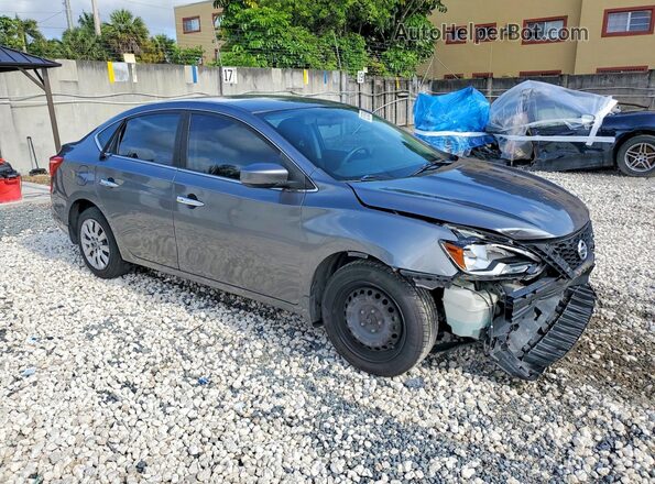 3N1AB7AP7HY374743 2017 NISSAN SENTRA Gray 