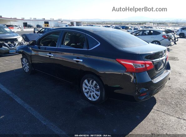 3N1AB7AP7HY394832 2017 NISSAN SENTRA Black Trasero izquierdo