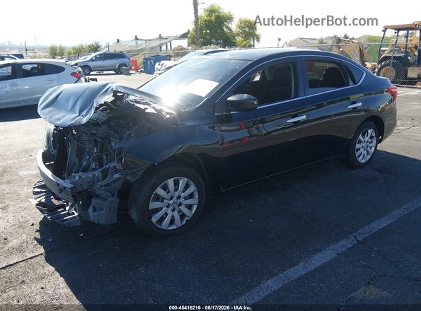 3N1AB7AP7HY394832 2017 NISSAN SENTRA Black Vista tres cuartos delantera izquierda