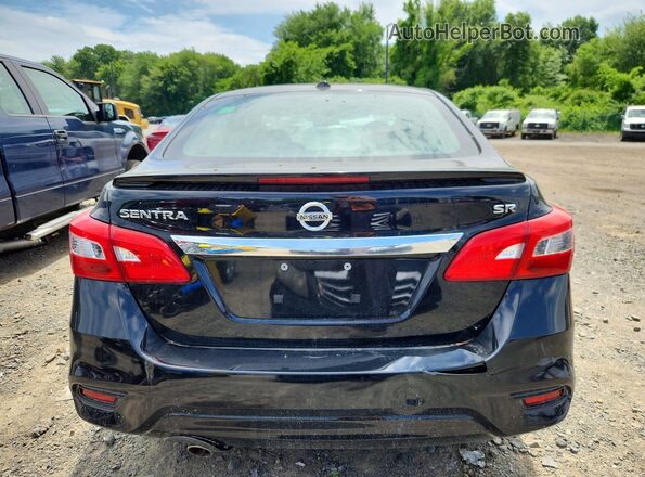 3N1AB7AP7HY406932 2017 NISSAN SENTRA Black უკანა ხედი
