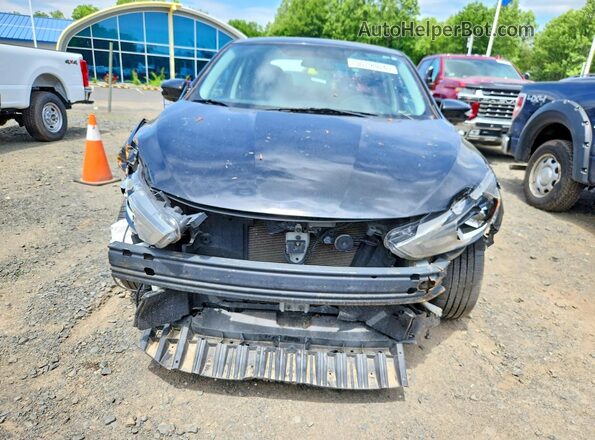 3N1AB7AP7HY406932 2017 NISSAN SENTRA Black წინა ხედი