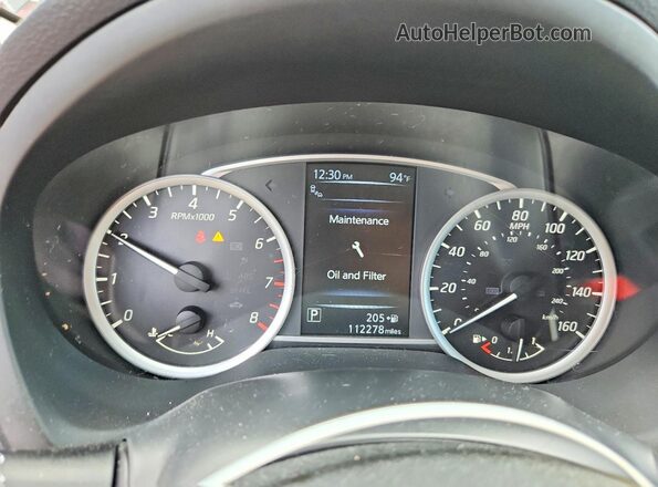 3N1AB7AP7HY406932 2017 NISSAN SENTRA Black ხელსაწყოთა პანელის ხედი