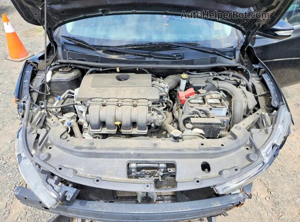 3N1AB7AP7HY406932 2017 NISSAN SENTRA Black უკანა სალონის ხედი