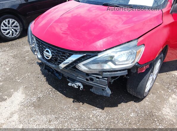 3N1AB7AP7JL621133 2018 NISSAN SENTRA Red Vista frontal
