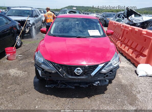 3N1AB7AP7JL621133 2018 NISSAN SENTRA Red Vista del cuadro de instrumentos