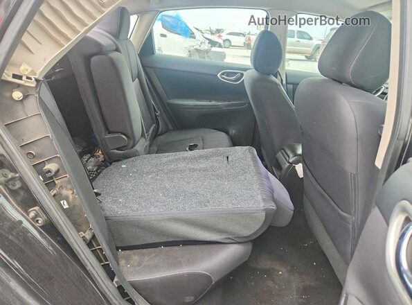 3N1AB7AP7JL635355 2018 NISSAN SENTRA Black Vista de los asientos traseros