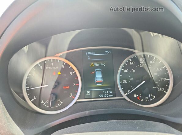 3N1AB7AP7JL635582 2018 NISSAN SENTRA Белый Вид щитка приборов