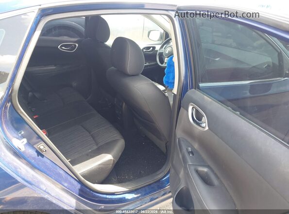 3N1AB7AP7JL639874 2018 NISSAN SENTRA Blue Вид наклейки з VIN-кодом