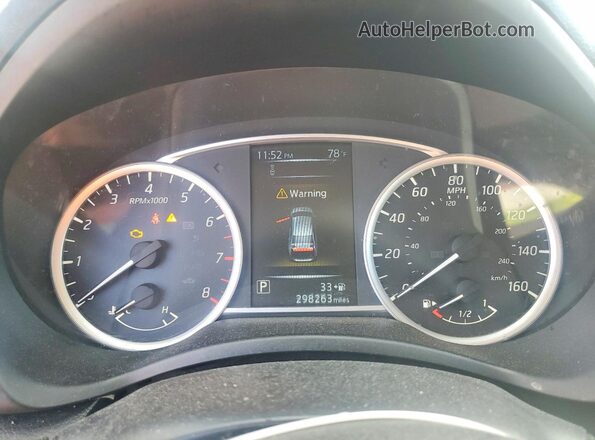 3N1AB7AP7JL649174 2018 NISSAN SENTRA Красный Вид щитка приборов