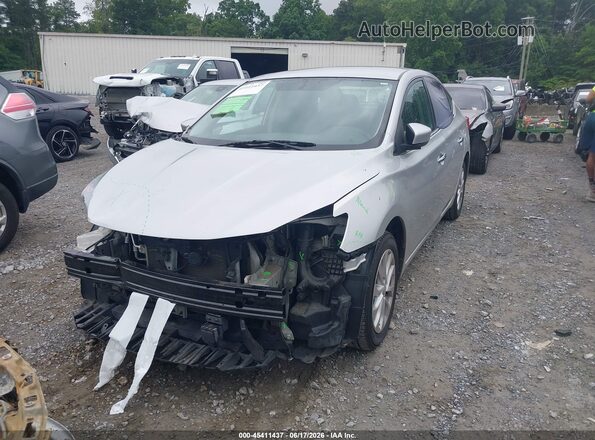 3N1AB7AP7JL653547 2018 NISSAN SENTRA Silver Front left