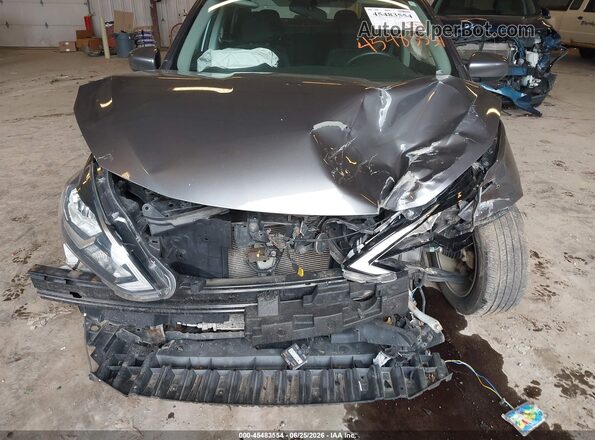 3N1AB7AP7JL655038 2018 NISSAN SENTRA Gray წინა ხედი