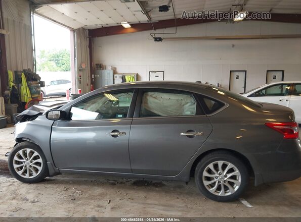 3N1AB7AP7JL655038 2018 NISSAN SENTRA Gray სალონის 360-გრადუსიანი ხედი