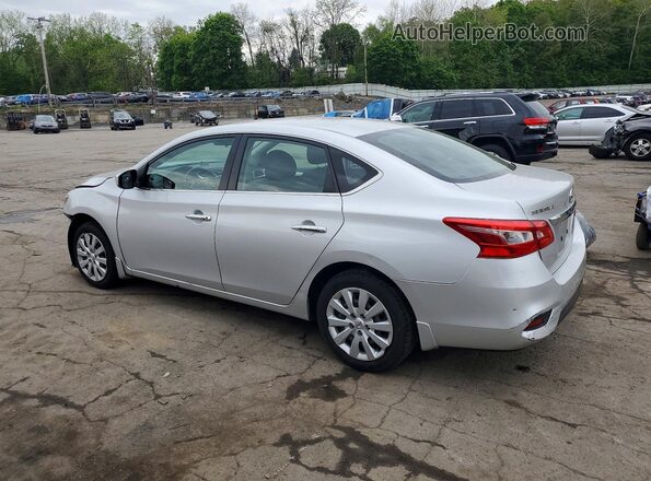 3N1AB7AP7JY219924 2018 NISSAN SENTRA Silver Trasero izquierdo