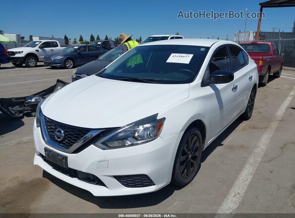3N1AB7AP7JY249277 2018 NISSAN SENTRA White Передня ліва чверть