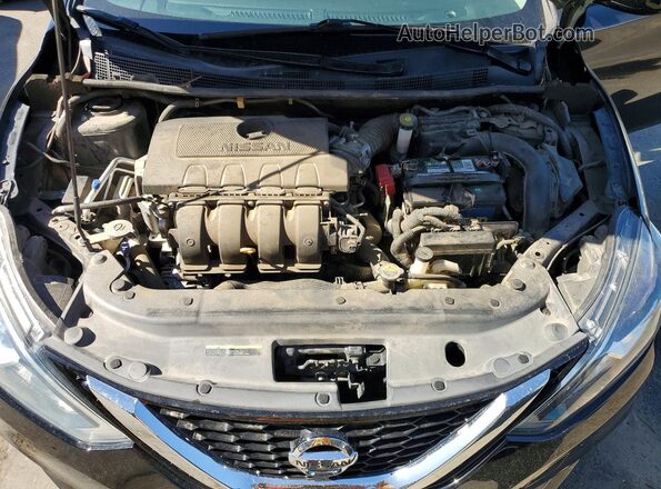 3N1AB7AP7JY258173 2018 NISSAN SENTRA Черный Вид задней части салона
