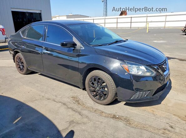3N1AB7AP7JY258173 2018 NISSAN SENTRA Черный Передняя правая четверть