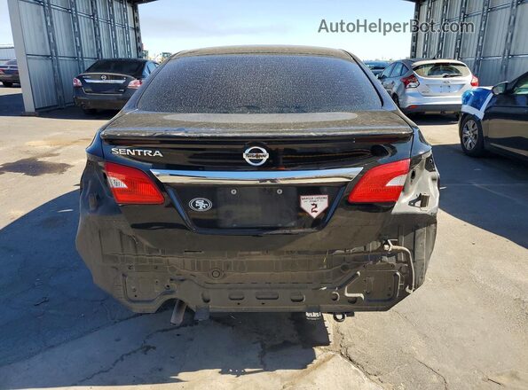 3N1AB7AP7JY258173 2018 NISSAN SENTRA Черный Вид сзади