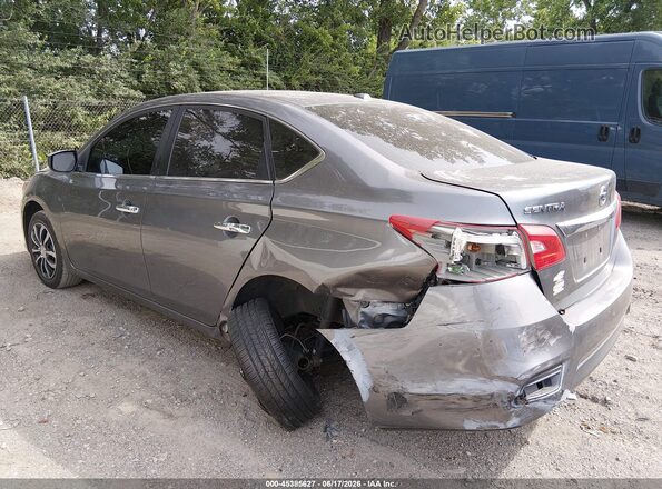 3N1AB7AP7JY270257 2018 NISSAN SENTRA Gray წინა ხედი