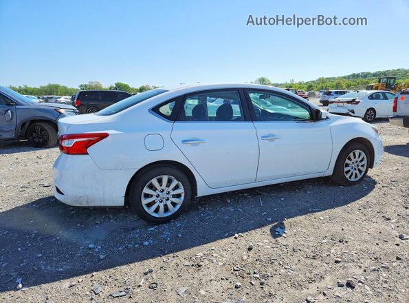 3N1AB7AP7JY271327 2018 NISSAN SENTRA Белый Задняя правая четверть