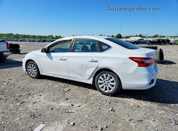 3N1AB7AP7JY271327 2018 NISSAN SENTRA Белый Задняя левая четверть