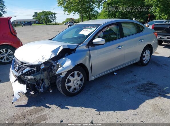 3N1AB7AP7JY277029 2018 NISSAN SENTRA Silver Front left