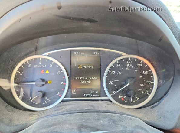 3N1AB7AP7JY278469 2018 NISSAN SENTRA Red Instrument cluster view