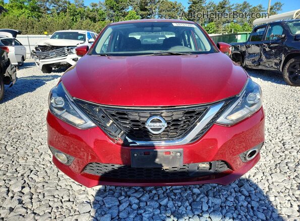 3N1AB7AP7JY278469 2018 NISSAN SENTRA Red Front view
