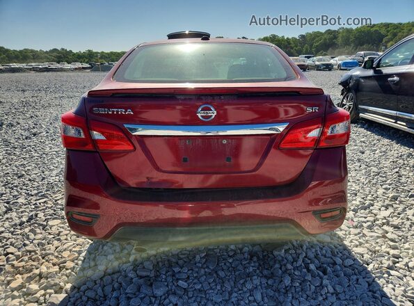 3N1AB7AP7JY278469 2018 NISSAN SENTRA Red Rear view