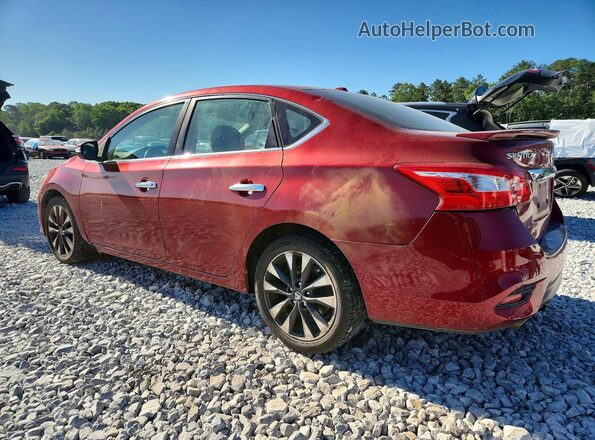 3N1AB7AP7JY278469 2018 NISSAN SENTRA Red Rear left