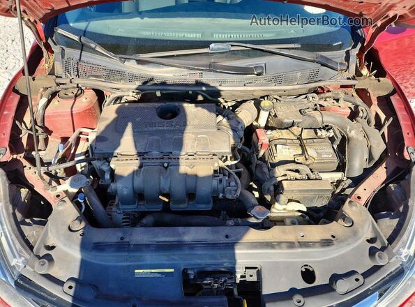 3N1AB7AP7JY278469 2018 NISSAN SENTRA Red Rear interior view
