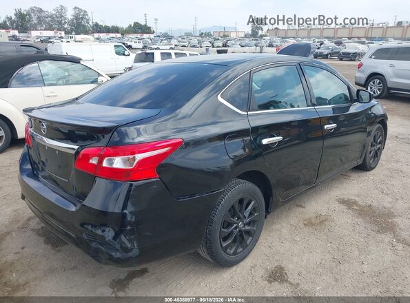 3N1AB7AP7JY279086 2018 NISSAN SENTRA Black Задня права чверть