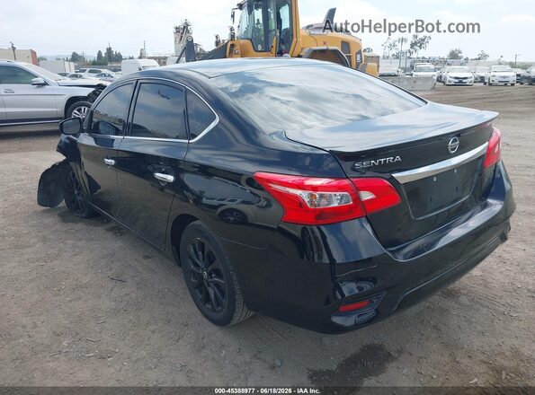 3N1AB7AP7JY279086 2018 NISSAN SENTRA Black Задня ліва чверть