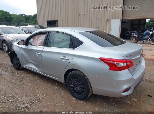 3N1AB7AP7JY281775 2018 NISSAN SENTRA Silver Задня ліва чверть