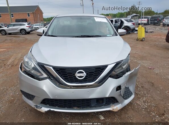 3N1AB7AP7JY281775 2018 NISSAN SENTRA Silver Вид щитка приладів