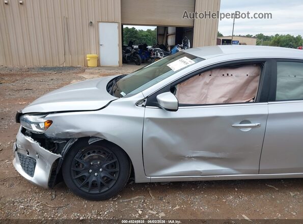 3N1AB7AP7JY281775 2018 NISSAN SENTRA Silver Вид спереду