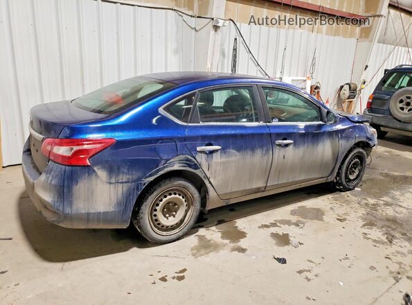 3N1AB7AP7JY295188 2018 NISSAN SENTRA Blue Tył prawy