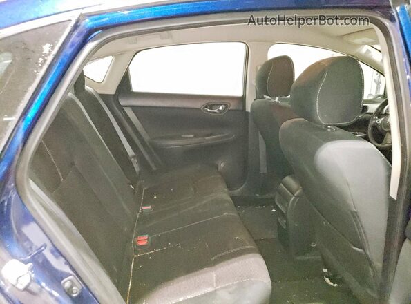 3N1AB7AP7JY295188 2018 NISSAN SENTRA Blue Widok tylnych siedzeń