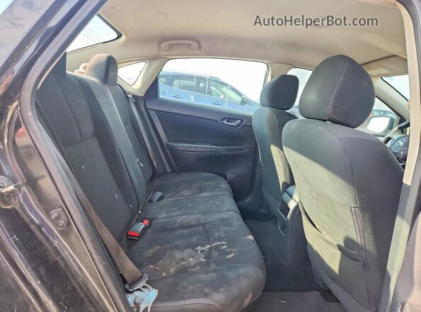 3N1AB7AP7JY310532 2018 NISSAN SENTRA Black Հետևի նստատեղերի տեսք